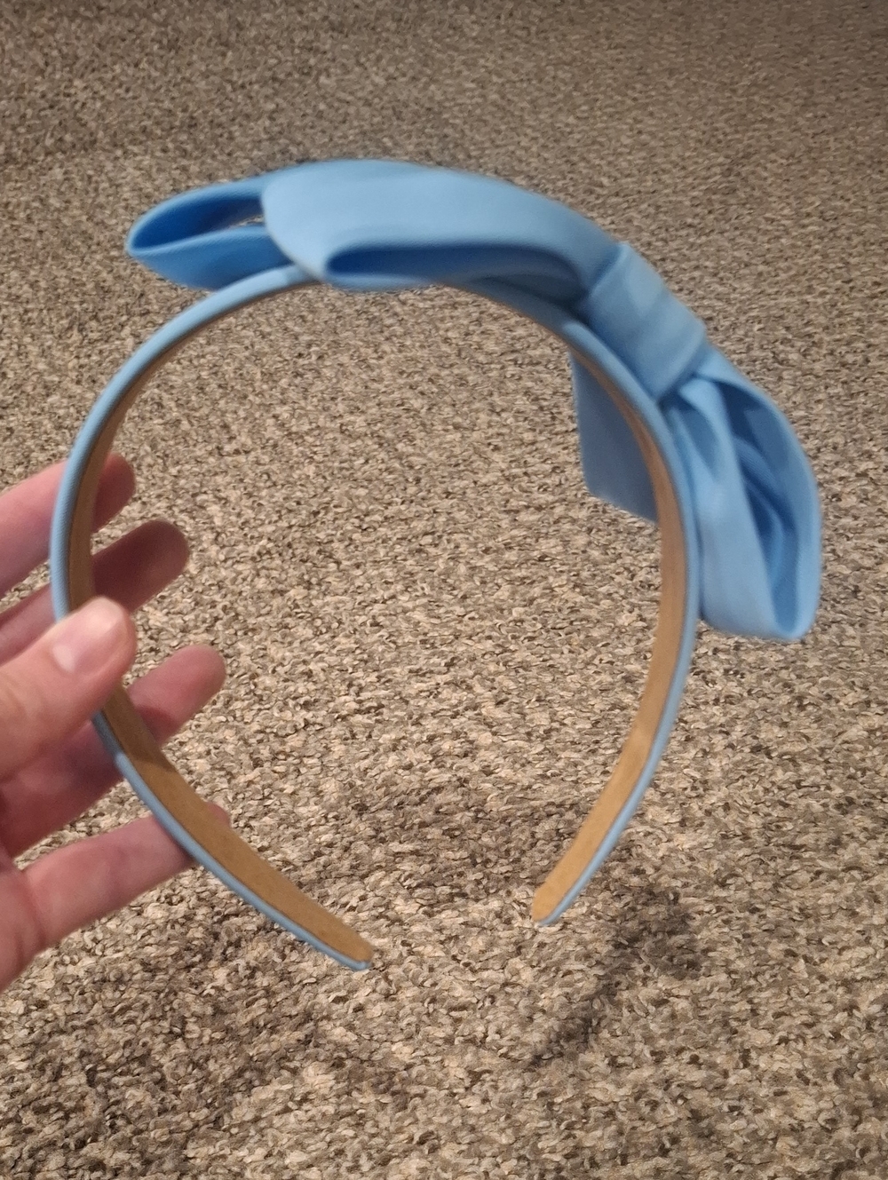 Light Blue Double Bow Headband